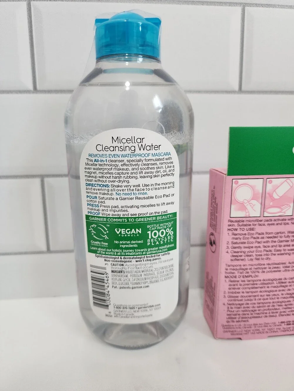 Garnier Micellar Water + Micellar Cleansing Eco Pads